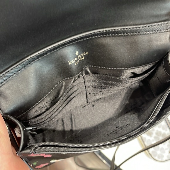 Kate Spade Madison Floral Waltz Small Flap Crossbody
Black Multi 
NWT - Picture 13 of 16